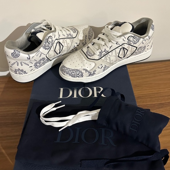 DIOR B27 SNEAKER Low-Top CALF GALAXY MENS SZ 42-SIZE 9 - Picture 1 of 9